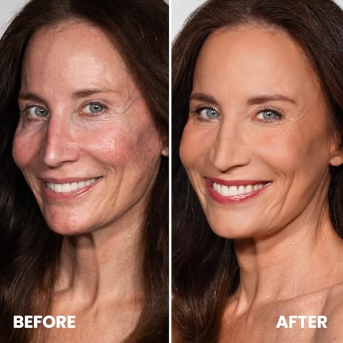 Prime Prometics Color Changing Foundation for Mature Women ? Instantly Adapts to Your Skin Tone ? Buildable Light-to-Medium Coverage ? 12-Hour Wear ? Natural Dewy Finish ? Hypoallergenic