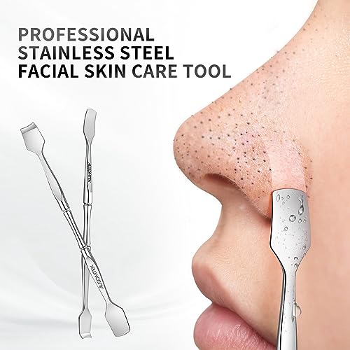 Ausomtek Dual-Ended Blackhead Remover Tool & Facial Pore Cleaner