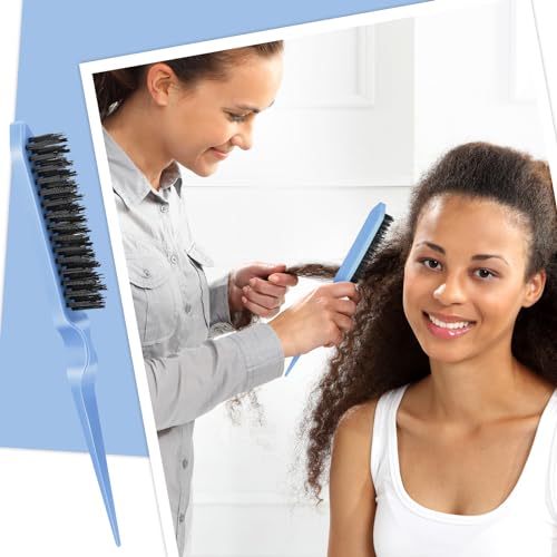 Geiserailie 3-Piece Hair Brush Set for Edge Control & Teasing