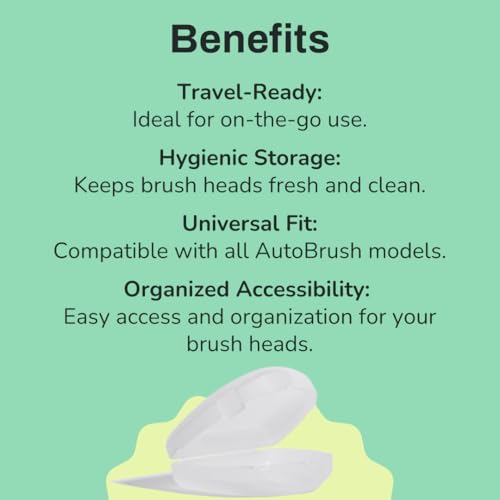 AutoBrush Travel Toothbrush Head Case – Durable Protective Cover for Kids & Adults