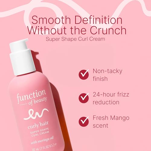 Function of Beauty Curl Cream for Defined, Shiny Curls - 7 oz