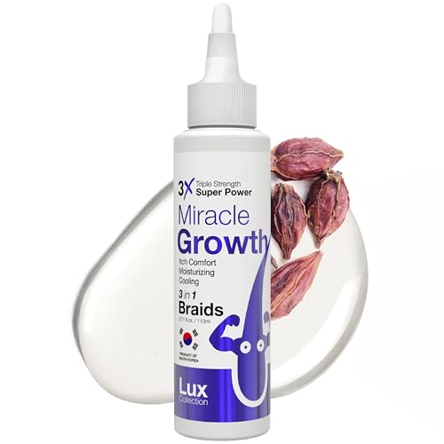 Lux Collection Miracle Growth Hair Oil - 3-in-1 Moisturizing Treatment for All Hair Types