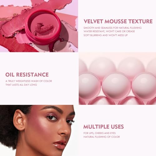 MAEPEOR Cream Blush 9 Color Set Color 01 — Buildable, Long-Lasting Powder Blush