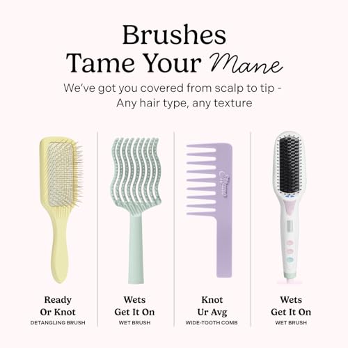 Mane Mini Detangling Hair Brush - Travel Size Anti-Static Brush