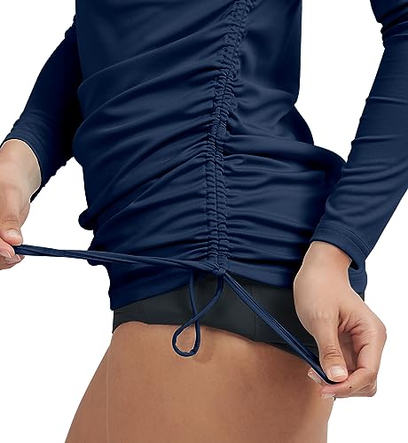 Ewedoos Women's Long Sleeve Rash Guard - UPF 50+ Sun Protection Swim Shirt