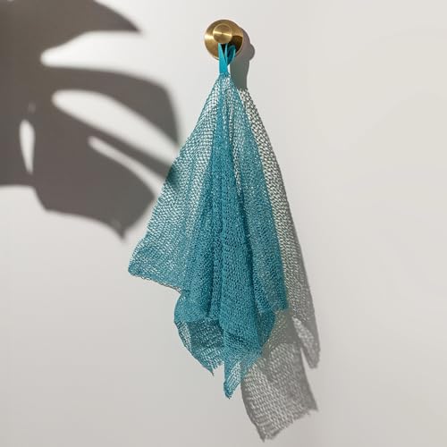 EcoTools Exfoliating Bath Net Blue 1 Pack - African Style Body Scrubber