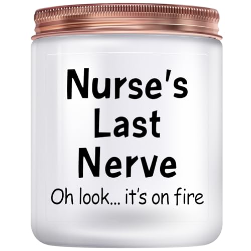 Lavender Soy Candle for Nurses - Perfect Gift for Nurse Appreciation