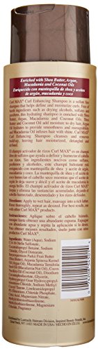Lustrasilk Max Curl Enhancing Sulfate-Free Shampoo with Shea & Oils, 12oz