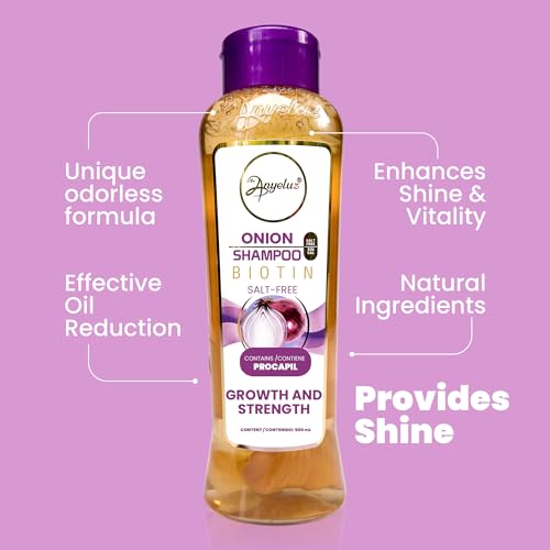 ANYELUZ Onion Shampoo Duo Kit with Travel Size - Odorless Hair Care
