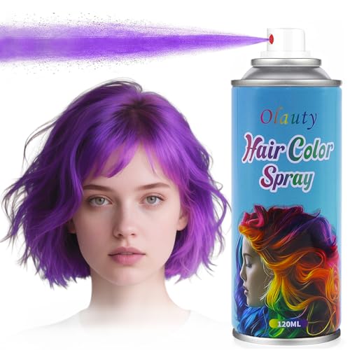 Temporary Purple Hair Color Spray for Kids & Adults - Washable