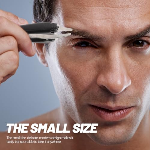 Uonlytech Automatic Eyebrow Tweezers - Retractable Brow Plucker for Facial Hair Removal
