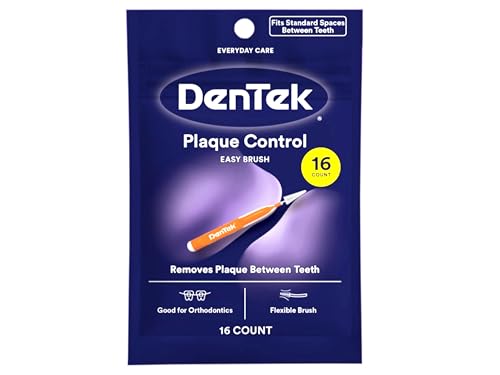 DenTek Easy Brush Cleaners - 16 Pack for Effective Oral Care
