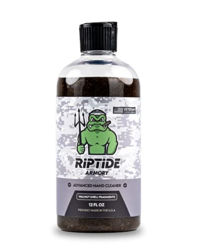 Riptide Armory Hand Cleaner 12oz with Walnut Shell Exfoliants