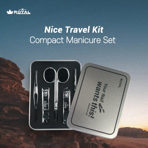 [Made in Korea] ROYAL 5 Pcs Compact Nail Clippers Set-Nail Clipper,