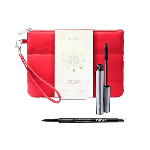 KIKO Milano Snow-Kissed Holiday Duo Eyes Gift Set - Black Mascara & Eyeliner