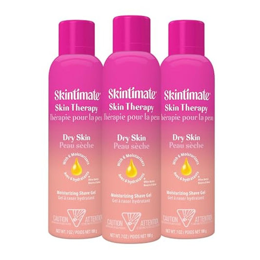 Skintimate Shaving Cream for Women, Womens Shaving Cream, Shaving Foam, Womens Shave Gel, Pack of 3, 7oz each