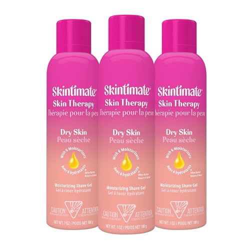 Skintimate Women's Shaving Cream - Moisturizing Gel, Pack of 3