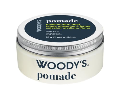 Woody's Medium to Firm Hold Hair Pomade 3.4 oz Matte Finish Men’s Styling