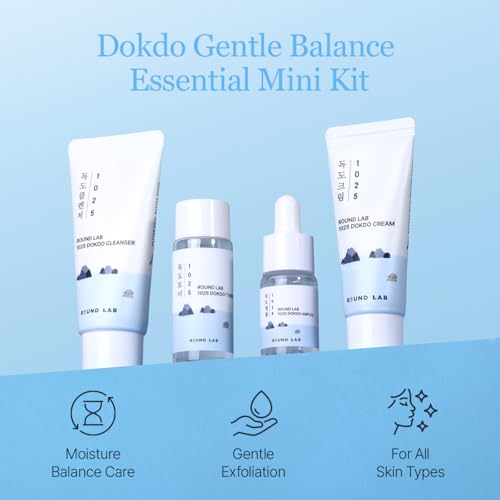 ROUND LAB Dokdo Hydrating Mini Kit for Dry & Sensitive Skin