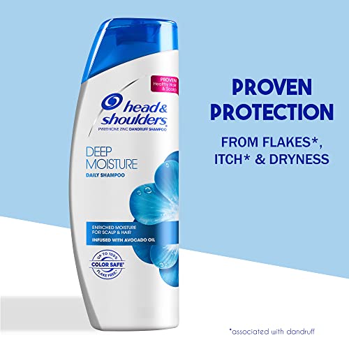 Head & Shoulders Deep Moisture Shampoo 12.8 fl oz - Anti-Dandruff Hydrating Formula, Pack of 1