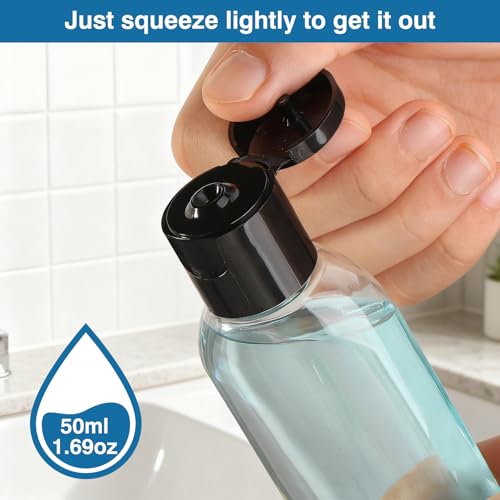 Gungtien TSA Approved Travel Bottles - 6 Pack Leak Proof 1.69oz