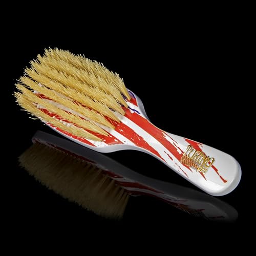 Torino Pro #263 7-Row Medium Wave Brush - Extra Long Pure Boar Bristles