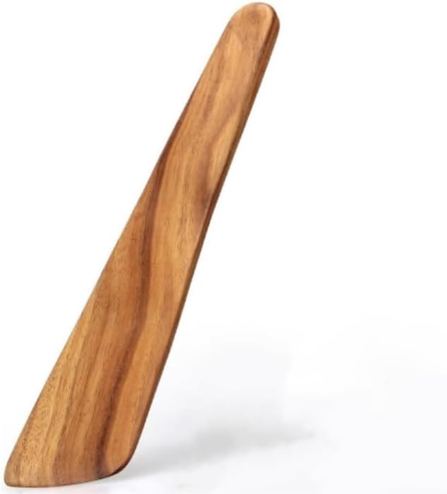 Wooden Long Handle Spoon - Large Kitchen Utensil for Non-Stick Pots & Pans | Perfect for Cooking & Serving