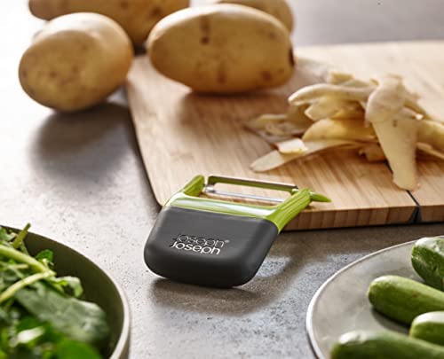 Joseph Joseph Easy-Grip Stainless Steel Potato Peeler - Green