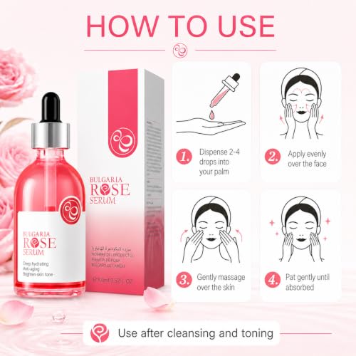 Rose Water Facial Serum - Hydrating Essence for Daily Skin Care, 100ml