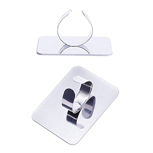 KissDate Stainless Steel Makeup Mixing Palette & Spatula Set