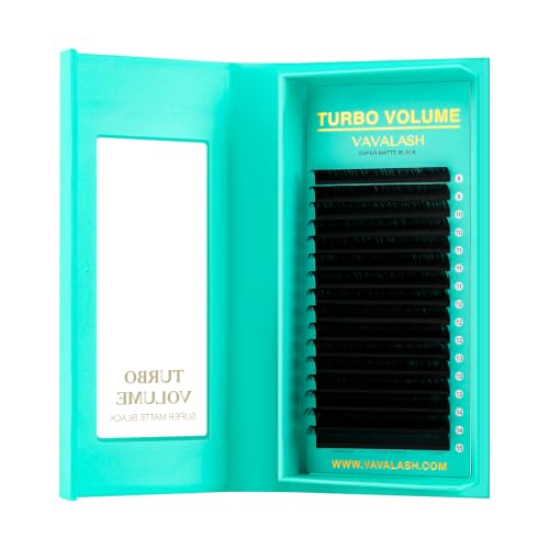 VAVALASH Self-Fanning Volume Eyelash Extensions, Matte Black Finish