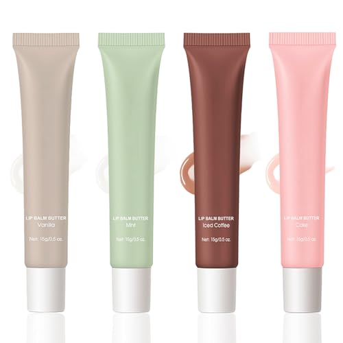 4PCS Summer Lip Balm Set - Moisturizing Lip Gloss for Girls