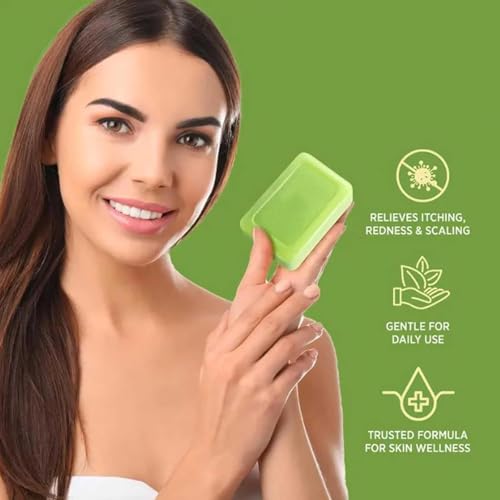 Natural Tea Tree Soap Bar - Gentle Exfoliating Relief for Skin