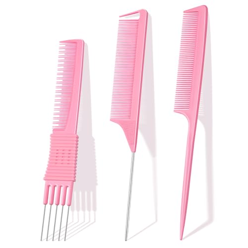 TsMADDTs 3-Piece Hair Combs Set for All Hair Types - Detangle & Style