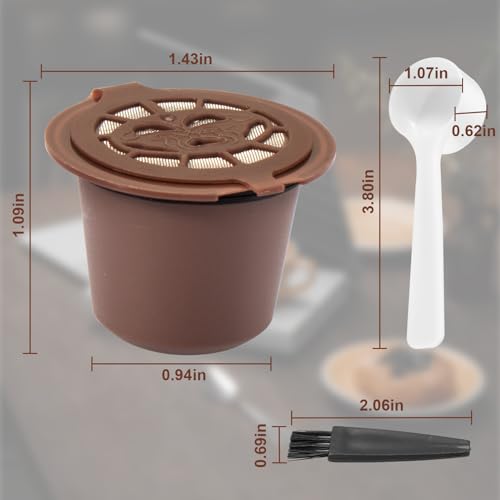 Reusable Coffee Pods for Nespresso OriginalLine - 6 Pack