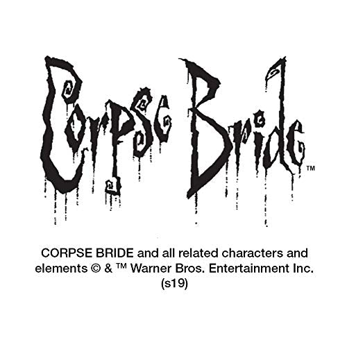 Corpse Bride Canvas Makeup Bag - Zippered Travel Cosmetic Pouch