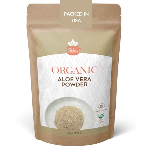 Organic Aloe Vera Powder 16 oz – Nourishing Face & Hair Mask