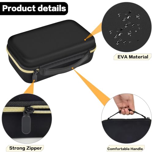 Grapsa Gold Hair Clipper Case for Professional Trimmers - Storage Holder