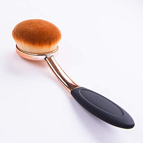 Yoseng Oval Toothbrush Foundation Brush Set - 4 Piece Makeup Brush Kit