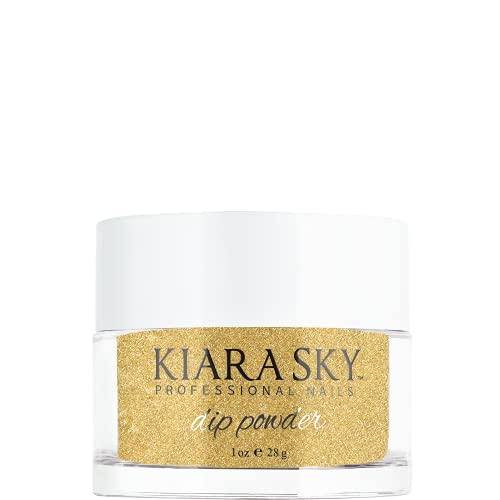 Kiara Sky Dip Powder Gold Tones Sunset Blvd 1 oz – Glitter Nail Dip Powder