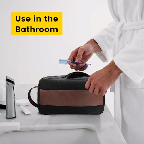 Vorspack Water-Resistant Toiletry Bag for Travel - Large Capacity, Organized Compartments