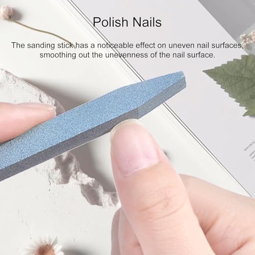 8-Piece Stone Nail File and Pumice Stone Set for Home & Salon