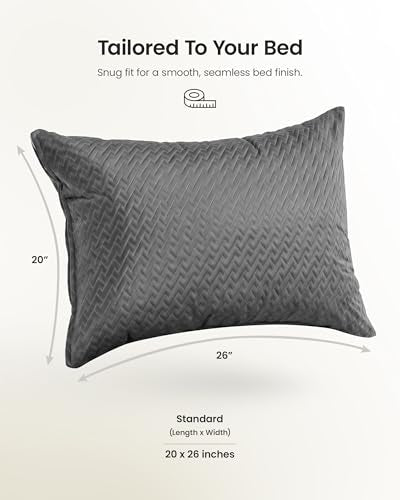 Standard Size Pillow Protectors - 2 Pack | Waterproof & Dust Mite Proof