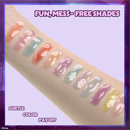 Disney Frozen Lip Gloss Set - 12 Plant-Based Glosses for Kids
