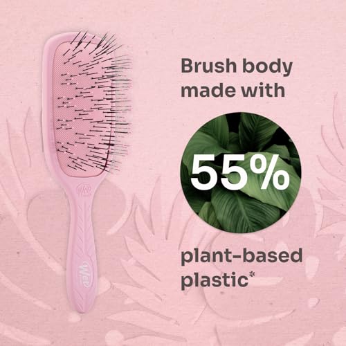 Wet Brush Go Green Thick Hair Paddle Detangling Brush - Pink, 1 Count