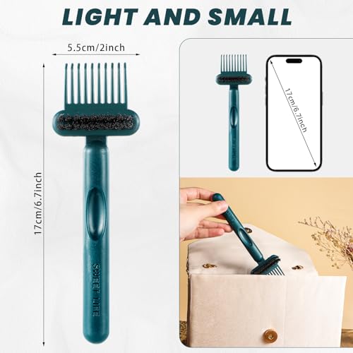 2-in-1 Brush Cleaner Tool for Hair & Comb - Portable & Effective