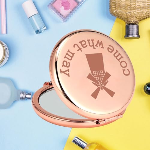 KEYCHIN Moulin Rouge Musical Compact Makeup Mirror - Come What May-RG