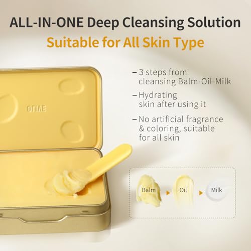 GREEN FARM Makeup Remover Cleansing Balm for Waterproof Mascara & Sensitive Skin