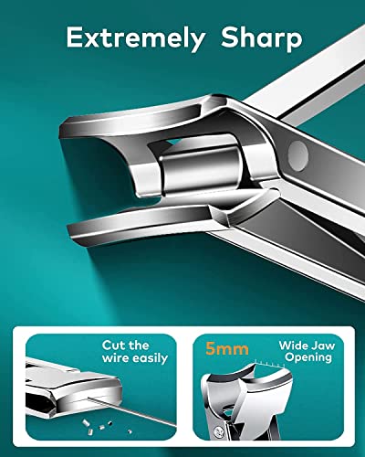 MR.GREEN Portable Nail Clippers - Medical Grade Stainless Steel, Ultra Slim Travel Design (1 Count)