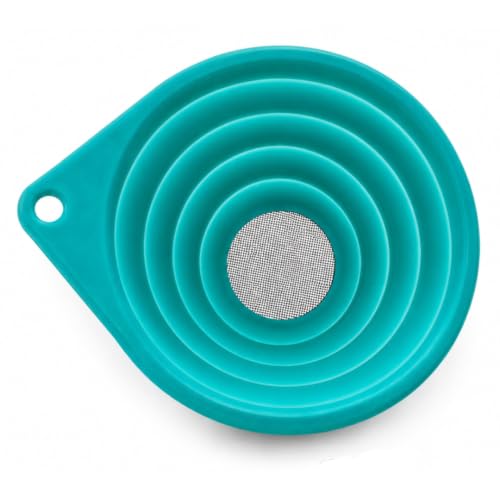 PocketStrainer Collapsible Fine Mesh Strainer - 400 Micron Stainless Steel for Tea, Coffee, Juice & Broth